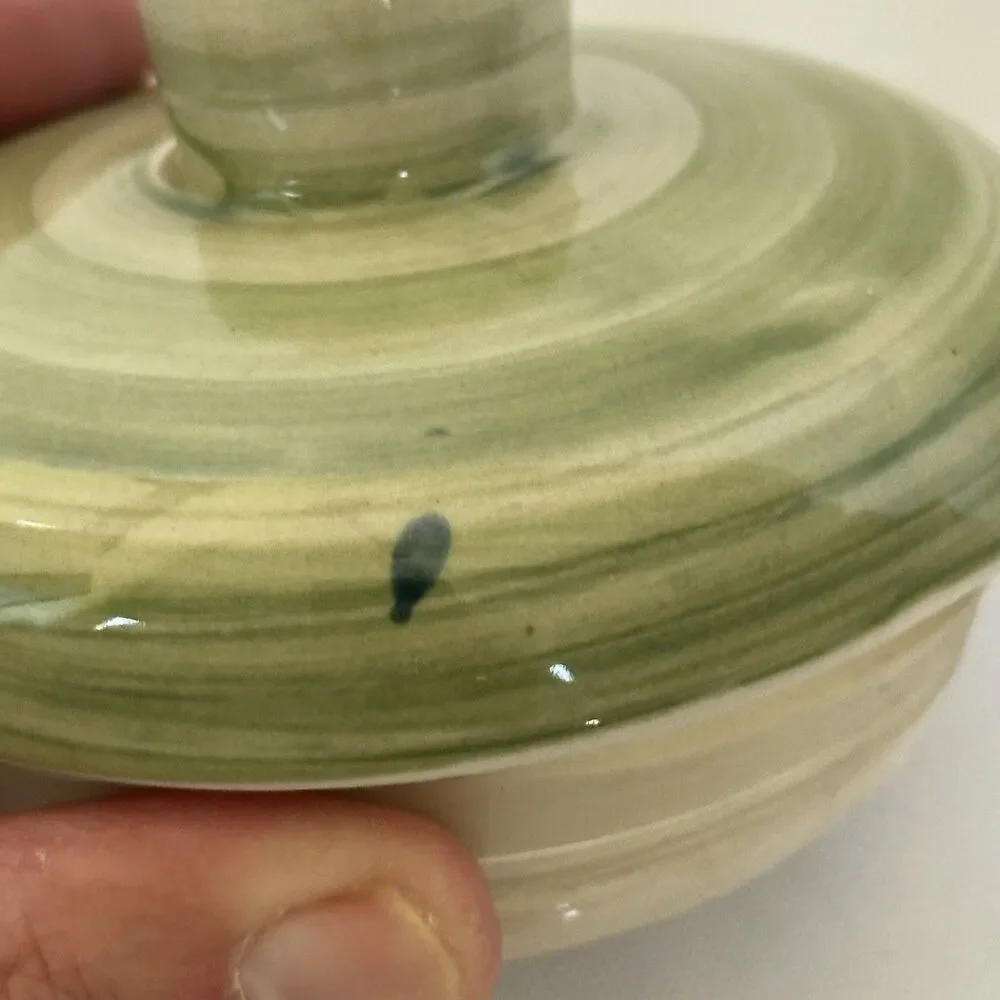 Mulberry Home Collection TROPIC TROPICAL PALM Lidded Rubber Seal 6.5